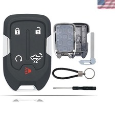 Replacement Key Fob Shell Case Fits for Chevy Silverado 2022 2021 2020 2019... picture