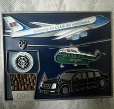 White House  WHCA - Unique Retangular Shape - LIMITED NUMBERED Challenge Coin. picture