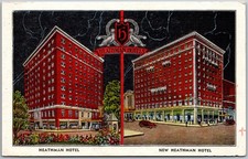 Heathman Hotel and New Heathman Hotel Portland OR Postcard 1801 picture