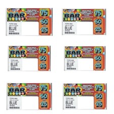 Pull Tab Ticket - Hard Card Tickets - Game - 6 Pack - Bar Beano - 128 ct ea picture