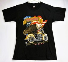 Vintage 1996 Harley Davidson Divine Eagle T-Shirt Large L Single Stitch USA Made picture