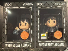 Thrilljoy PIX Wednesday Addams Vinyl Figure 2 pack commons. picture