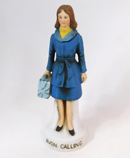 1975 Working Women's Fashion Figure Post WWII Style Navy Skirt Suit & Sales Case picture
