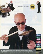 2000 Print Ad of Sabian Drum Cymbals w Ray Cooper picture