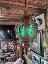 NEW Witco Style Lamp W/Glass Float Green  LED Tiki bar Oceanic picture