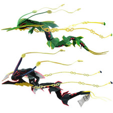 Pokemon Mega Rayquaza Shiny Plush Toy Legendary Dragon Stuffed Animal Doll picture