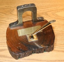 PANAMA RAILROAD Rail & Tie SOUVENIR Panama Canal RR Desk Pen Holder picture