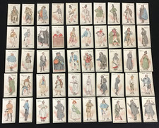 1923 JOHN PLAYER & SONS CHARACTERS FROM DICKENS 50 TOBACCO CARD SET picture