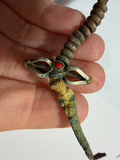 RARE Antique Tibetan Buddhist Mala Museum-Quality 108 Bodhi Seed Vajra FRAGILE picture