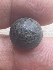 Very Rare Mexico Military Dug Round Button, Texas Revolution-Mexican War 12.59mm picture