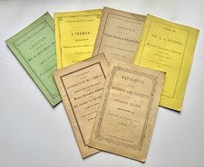 Lot of 6 Vintage Jefferson College Programs/Pamphlets from 1853-1857 picture