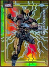 2026 Topps Chrome Marvel - Storm's Gold Lightning Refractor /50 - Wolverine #199 picture