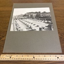 Vintage Basilica Julia Rome Ruins Mounted Ancient Roman Architecture Photo picture