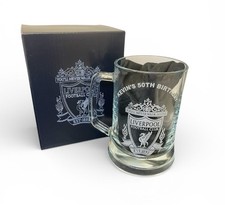 The Liverpool Football Supporters Glass Tankard, with engraved club crest. picture