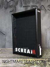 Scream 6 Ghostface Mask Display Case Frame ( Empty/No Mask) Horror Movie Prop picture
