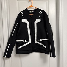 TRON Disney Parks Jacket Adult Large Black Lightcycle Run Light Up NWT XL picture