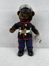 Vintage Ira Green Bear Forces of America USMC Marine Dress Blues Bear Pre-Owned picture