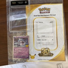 Pokemon TCG 30th Celebration Mewtwo 063/128 Holo English Promo + Family Day Kit picture