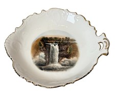 SEATTLE WA WASHINGTON Antique SNOQUALIME FALLS Souvenir TRINKET DISH BOWL picture