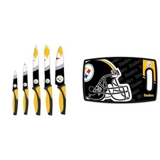 The Sports Vault NFL Pittsburgh Steelers Kitchen Knives & YouTheFan NFL Pitts... picture