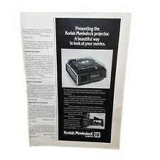 1975 Kodak Moviedeck Projector vintage Original Print ad picture