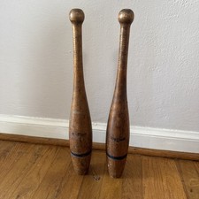 Pair of Antique Juggling Pins picture