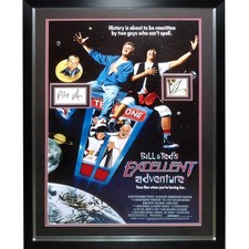 Bill and Teds Excellent Adventure Full-Size Movie Poster Deluxe Framed with Kean picture