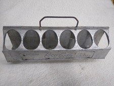Vintage 1950's or 60's Coca Cola Aluminum 12 Pack Bottle Carrier picture