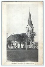 1911 Starbuck Church Chapel Exterior View Building Starbuck Minnesota Postcard picture
