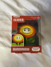 Nintendo SUPER MARIO Paladone Icon Light  FIRE FLOWER Approx 4