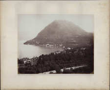 Giorgio Sommer, Switzerland, Lugano, Monte San Salvatore, vintage albumen print  picture