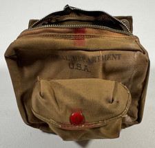 WWII USAAF Army Air Force Aeronautical First Aid Kit Pouch picture