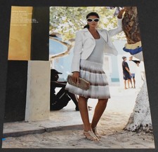 2007 Print Ad Fashion Legs Lady Heels Brunette Akris Punto Skirt Feminine Smooth picture