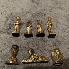 Egyptian Lot Of 7 Statues picture