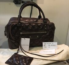 Balenciaga brown quilted Matelasse leather bag papers & dustbag picture