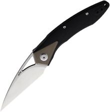 Beyond EDC GEO Folding Knife Black G10 Handle VG-10 Wharncliffe Plain WSC2105BLK picture