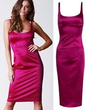 SALE DOLCE & GABBANA ITALY Hot pink Satin dress size 40-42  picture
