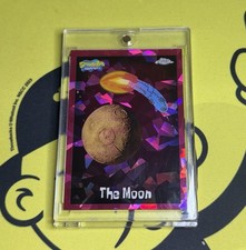 SpongeBob 2025 Topps Chrome Sapphire The Moon Padparadscha 1/1 picture
