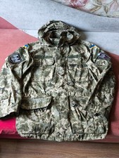 Veteran Parka Waterproof Combat Jacket Genuine Size 48-3 M Collectible Patches picture