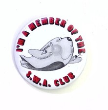 Vintage I'm a Member of the SWA Club Aviation Pin Button Retro Collectible picture