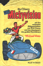 1965 German Disney Neue Mickyvision Vtg Promo Paper Bag Ephemera Ehapa Gutschein picture