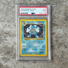 PSA 9 POLIWRATH #13 holo - Base Set 1999 Unlimited WOTC Pokemon Card picture
