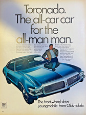 1968 Magazine Advertisement Oldsmobile Toronado picture
