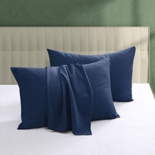 100% Egyptian Cotton Pillow Protectors Set of 2, 600 Thread Count Queen Size ... picture