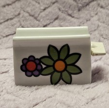 Vintage 70s West Germany Indispensable Dispenser Toothpaste Squeezer Mod Daisy picture