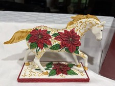 VTG TRAIL OF PAINTED PONIES #12257 POINSETTIA PONY WESTLAND HOLIDAY MARIA RYAN picture
