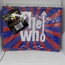 THE WHO LIMITED EDITION TRAVEL COSMETIC BAG - NEW / UNUSED Red/wht/Blue picture