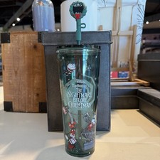 Disney Parks 2026 Starbucks The Nightmare Before Christmas Jack Tumbler Cup 24oz picture