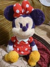 Disney Parks Minnie Mouse Weighted Plush with Removable Pouch 21