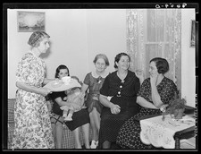 Photo:Gage County Nebraska Farm Ladies Helping Hand Society Meeting 1938 picture